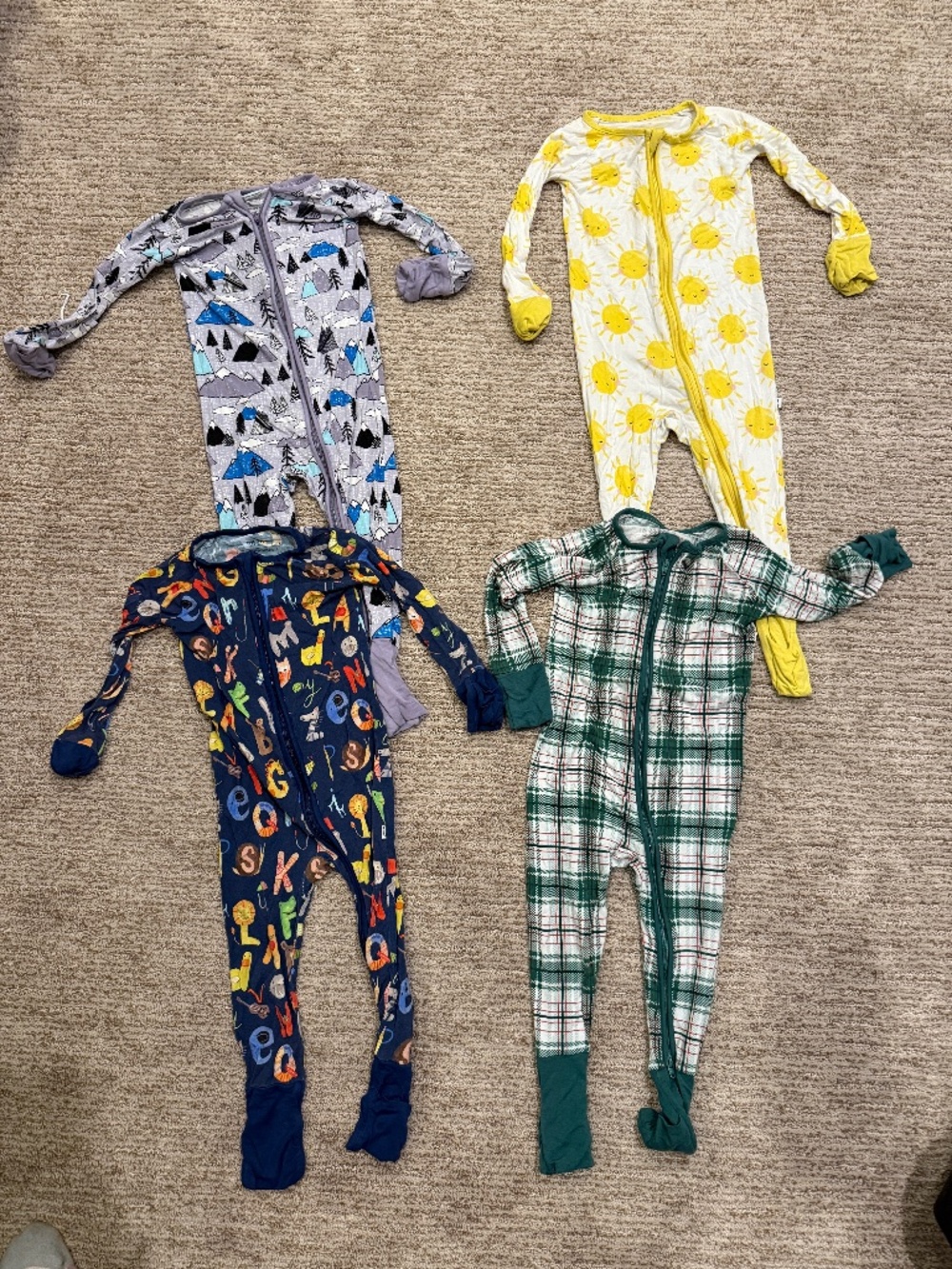 4 little sleepies pajamas